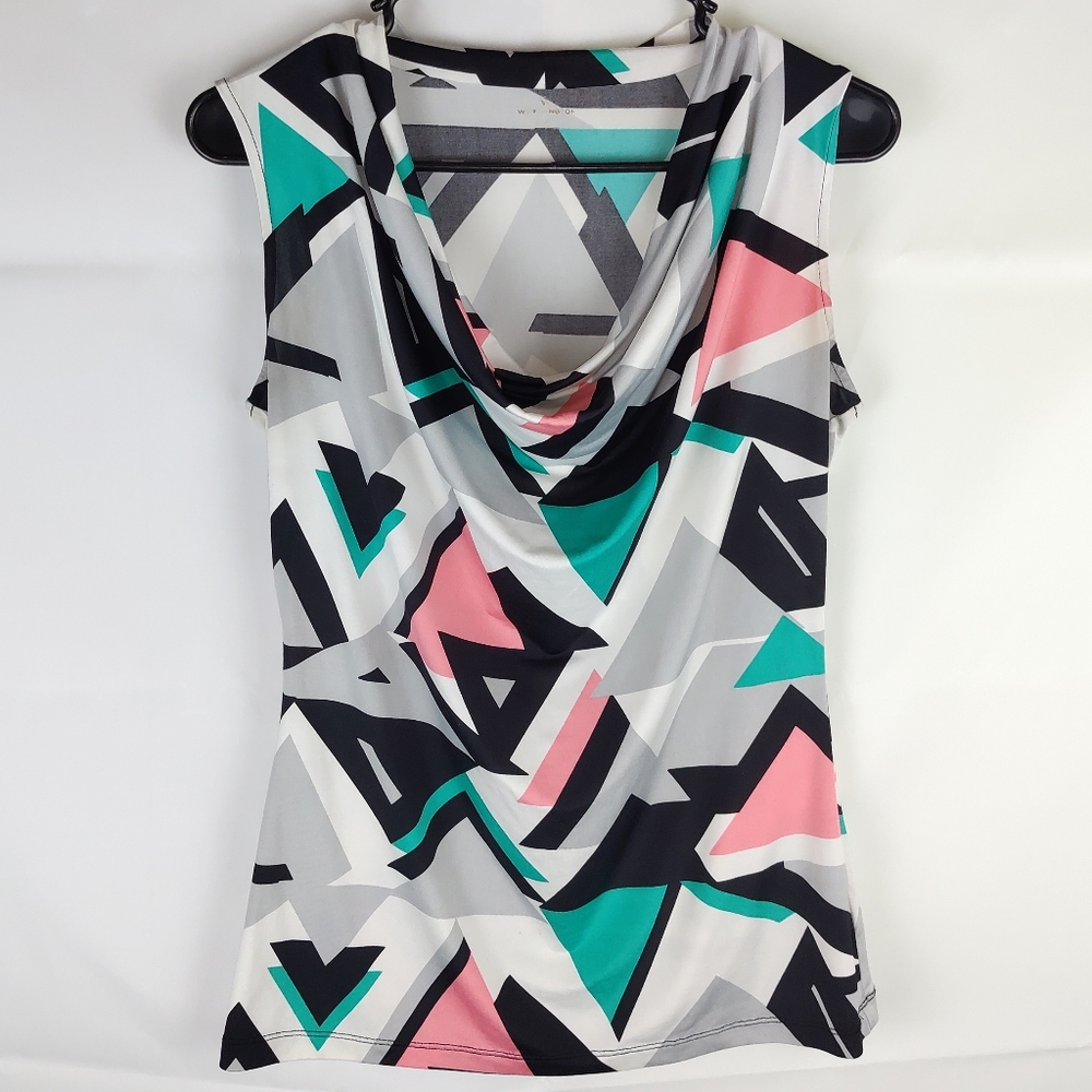 Worthington Sleeveless Blouse Top Womens S Party Going Out Soft Girl Casual